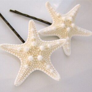 REAL STARFISH HAIRPINS